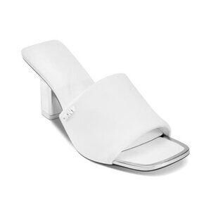 DKNY Women's Footwear Kelley Peep Toe Mule White Size 6 NEW